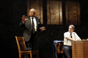 James Earl Jones and Boyd Gaines in DRIVING MISS DAISY (c) Jeff Busby